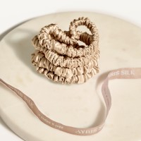 Резинки узкие  Ayris Silk  из натурального шёлка, набор 4 шт. арт. 5007